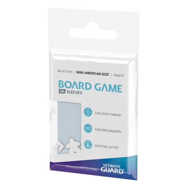 Ultimate Guard Premium Soft Sleeves für Brettspielkarten Mini American (50)